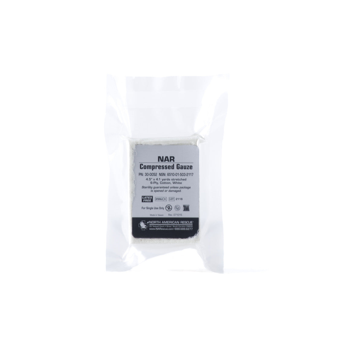 NAR Compressed Gauze