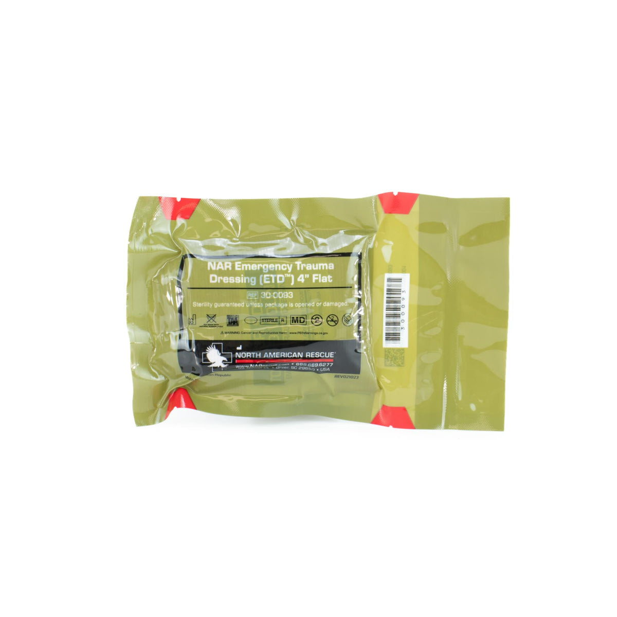 ETD (Emergency Trauma Dressing) 4" Flat Pack