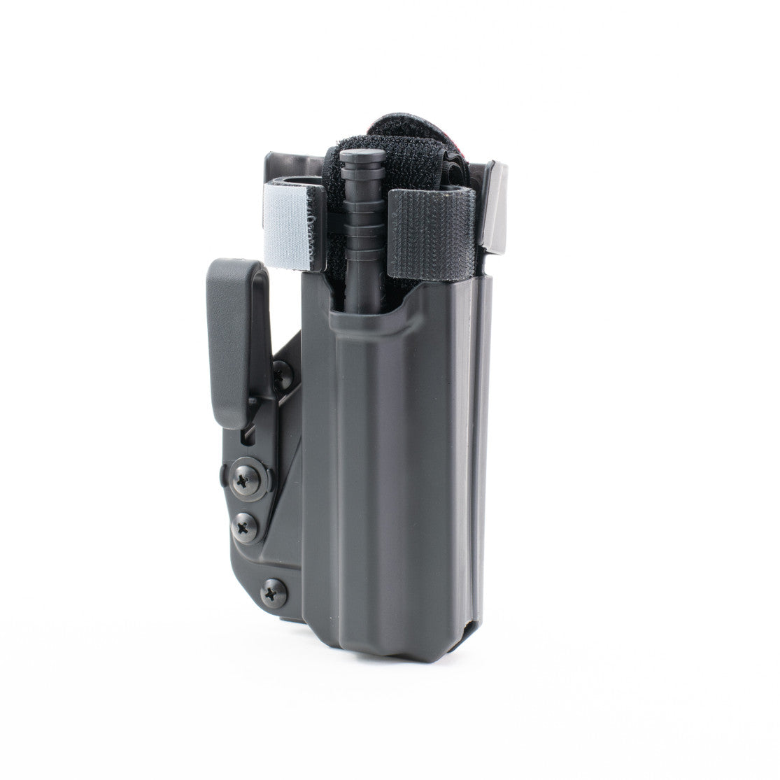 Concealable tourniquet carrier for the C-A-T Tourniquet.  Inside the waistband (IWB) tourniquet holder.