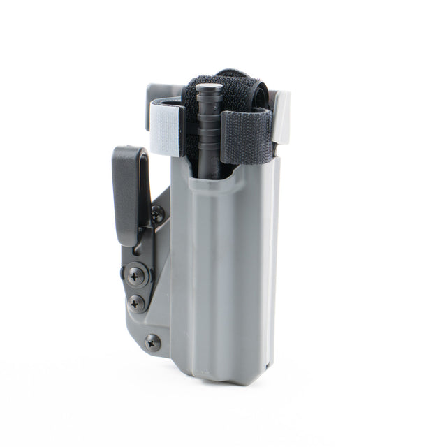 Concealable tourniquet carrier for the C-A-T Tourniquet.  Inside the waistband (IWB) tourniquet holder.