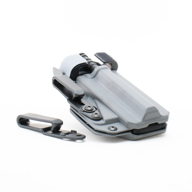 Concealable tourniquet carrier for the C-A-T Tourniquet.  Inside the waistband (IWB) tourniquet holder.