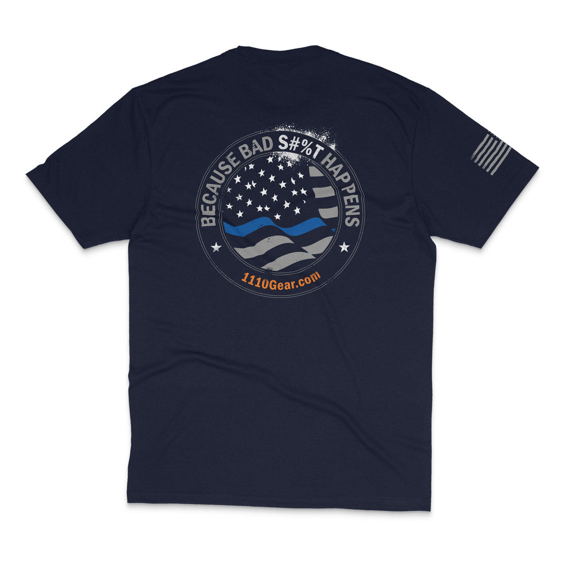 Bad S#%t TShirt - Blue Line