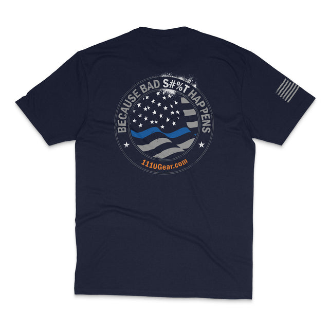 Bad S#%t TShirt - Blue Line
