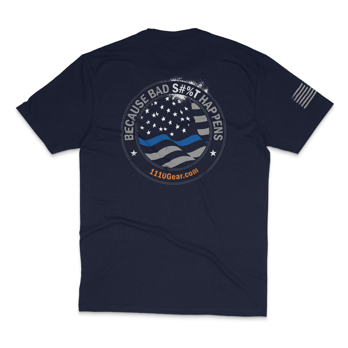 Bad S#%t TShirt - Blue Line