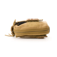 Quick detach releasable medical kit. Quick release IFAK. Molle and belt mounted med kit. Duty grade med kit for Law enforcement, SWAT, and Military.