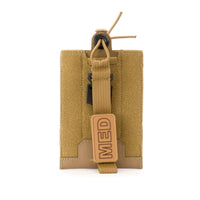Quick detach releasable medical kit. Quick release IFAK. Molle and belt mounted med kit. Duty grade med kit for Law enforcement, SWAT, and Military.