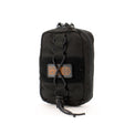 MOLLE mounted medical kit. Small durable IFAK. Duty grade med kit for Law enforcement, SWAT, and Military.
