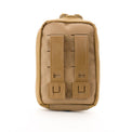 MOLLE mounted medical kit. Small durable IFAK. Duty grade med kit for Law enforcement, SWAT, and Military.