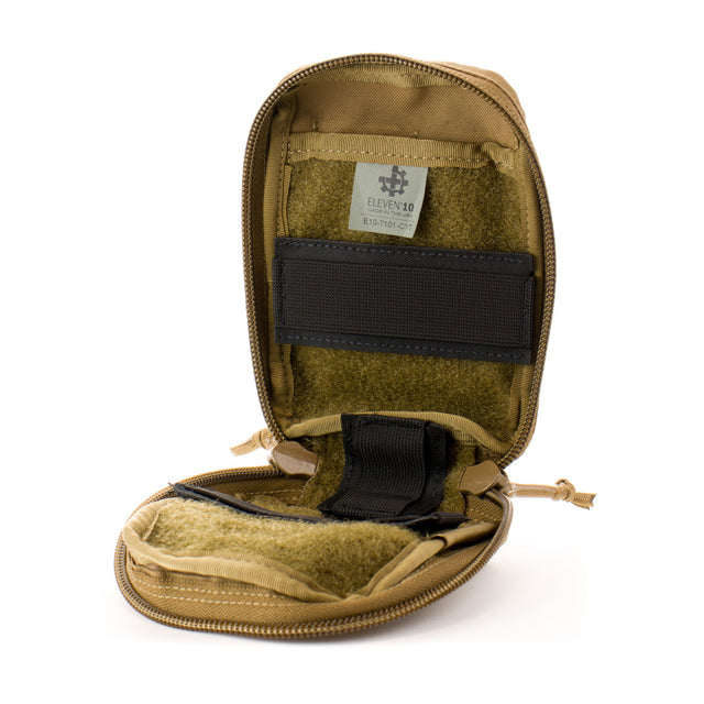MOLLE mounted medical kit. Small durable IFAK. Duty grade med kit for Law enforcement, SWAT, and Military.